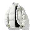 Jaqueta Acolchoada Masculina de Inverno Espessa 2024 Novo Estilo Proteção Contra Frio Quente Moda Gola Alta Casaco Masculino