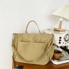 2023 novo saco de grande capacidade tote feminino classe estudante bolsa de maquiagem atacado simples casual ombro messenger bag