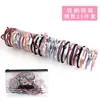 Liga para Cabello Cola de Caballo Negra Duradera Scrunchie Banda para Cabello Accesorio para Cabello Accesorio para Cabello de Mujer Venta al Mayoreo