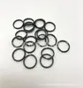 Atacado de Chaveiro de Metal Preto Spot Anel de Cavalo Preto Arma Anel Duplo de 10mm Anel de Cânhamo de 8mm Niquelado Pequeno Anel Urna