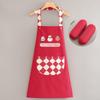 Delantal impermeable y a prueba de aceite para adultos, ropa de trabajo con dibujos animados para imprimir, ideal para cocina, hogar y catering.