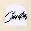 Gorros de Punto Calientes Hechos a Mano de Estilo Callejero con Personalidad, Marca de Nicho de Moda, Estampado de Letras, Gorros de Punto que Protegen los Oídos, Otoño e Invierno Europeo y Americano Transfronterizos