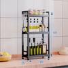 Organizador de Cocina Estante para Condimentos del Hogar para Encimera Estante Estrecho para Condimentos Mini Estante para Condimentos Estante Pequeño de Almacenamiento