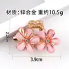 Pinza de Garra Grande Estilo Coreano para Mujer, Accesorio para el Cabello de Alta Gama con Pedrería para Cabello Grueso, Adecuado para Peinados Semirecogidos, Pinza de Tiburón para el Cabello