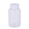 50 botellas de plástico transparente de boca grande de 100 ml, botellas pequeñas de muestra de solución de agua líquida sólida, botellas vacías