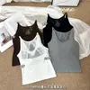 Top Regata Elegante com Costas de Renda Bonitas Peça Única com Bojo Fixo Emagrecimento Puro Desejo Sexy Toque de Luxo 3590