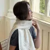 Enamórate a Primera Vista~Bufanda de Lana de Punto Trenzado Simple para Mujer, Nuevo Estilo de Invierno, Bufanda de Punto Caliente para Parejas