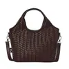 Bolso tipo cubo de un solo hombro para mujer, diagonal, nicho de fuego, bandolera, tejido, nuevo diseño de moda 2026, bolso de mano versátil, sensación de bolsa súper nicho