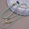 Estilo Minimalista Hebilla de Cuerda Cordón Trenzado Cordón Colgante Versátil Estilo Espiral Simple Cordón de Accesorio de Alta Calidad