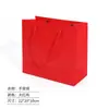 Bolsa de Mano Engrosada Bolsa de Papel Kraft para Joyería Bolsa de Regalo Bolso de Compras para Joyería Bolsa de Papel Bolsa de Embalaje para Ropa Venta al por Mayor