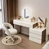 Jy06-Nova Penteadeira Quarto Moderno Mesa de Maquiagem Casual Cômoda Gavetas Armário Pequeno Integrado Espelho de Maquiagem