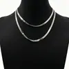 Cadena de Perlas Oceánicas de Venta Caliente Transfronteriza Europea y Americana Cadena para Clavícula de Mujer Colgante de Estrella de Mar y Concha Collar Multicapa Apilable Venta al por Mayor