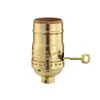 Cabeza de Llave de Fundición a Presión + Varilla de Cobre Extendida Bronce Bronce Antiguo Níquel Negro Níquel Fabricante de Origen Accesorios para Luminarias