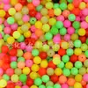 1000 Grãos Redondo Pesca Colorido Colisão Grão Pesca Equipamentos Pesca Suprimentos Luya Isca Retentores de Miçangas Miçangas Plásticas