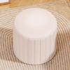 Banquito pequeño para el hogar, banquito bajo redondo para sentarse, taburete simple para cambiarse los zapatos, sofá para sala de estar, mesa de centro, banco cuadrado, calabaza, madera maciza, taburete de cuero