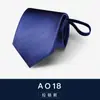Gravata Social Masculina de Negócios Preto Profissional Vermelho Casamento Noivo Estilo Coreano Preguiçosa Zíper Mãos Livres