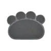 Esterilla para Mascotas Círculo de PVC Seda Esterilla para Arena de Gato Esterilla Individual para Mascotas Felpudo de Plástico