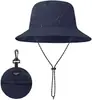 Sombrero de Pescador para Mujer Plegable en Bolsa Sombrero Cubeta Verano Delgado Secado Rápido Sombrero para Senderismo al Aire Libre Hombres Sombrero Multifuncional para el Sol