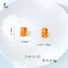 Florero Rueda de Calabaza Cuentas Accesorios para Joyería DIY Tiras de Cobre Chapadas en Oro Antiguo Patrón de Grietas Tendencia Nacional
