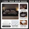 Cama de Couro Preto para Quarto Principal 1,8m Cama de Casal para Quarto Principal Simples de Alto Padrão Elegante 1,5m com Armazenamento Cama de Casal Princesa para Casamento