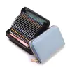 Nuevo Tarjetero Billetera para Monedas para Mujer Compacto Gran Capacidad Múltiples Ranuras para Tarjetas Tarjetero Ultradelgado Simple Color Sólido Licencia de Conducir para Hombre
