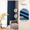 Cortinas de creme minimalistas modernas quarto sala de estar varanda sombreamento isolamento cortina de tecido de engenharia terminou uma geração de cabelo