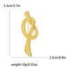 Broche de Nó de Corda Única Falso Retro Francês Alto Padrão Elegante Joia para Vestido de Senhora Elegante Broche Central Antigo