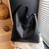 Bolsa Grande Capacidade Transfronteiriça Feminina 2025 Nova Moda Para o Dia a Dia Versátil Bolsa de Ombro Simples Casual Bolsa Tote