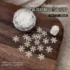 Acessórios de Arte para Unhas com Lantejoulas de Floco de Neve Estrela de Inverno, Glitter Fino de Luxo Leve, Adesivos de Decoração de Unhas com Lantejoulas de Floco de Neve Ultra-finos de Natal
