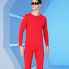 Roupas e calças quentes de outono de seda de caxemira, ternos de roupa íntima, roupas de casal masculinas e femininas, outono e inverno, Thunderclothes e Thunderpants, camisas de fundo combinando