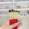Set de Brochas para Ojos de Pelo de Ardilla Esponjoso para Aplicar Color, Difuminar y Colorear, Suave y No Irritante, Mismo Estilo que las Brochas de Maquillaje de Pelo Animal de Cangzhou