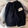 Pantalones 2024 Invierno Nuevo Coreano Niñas Sueltos Florales Forrados de vellón Pantalones Bombachos Gruesos para Bebé Niñas
