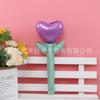Confesión de San Valentín, Día de la Madre, Rosa de mano, Globo de película de aluminio, Escuela, 1 de junio, Festival, Regalos de amor