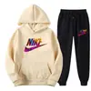 Conjunto de Sudadera con Capucha para Chicas y Mujeres Estilo Callejero Europeo y Americano Conjunto de Dos Piezas Casual Suéter Ropa Deportiva para Exteriores
