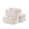 Cesta de Almacenamiento Tejida a Mano con Hilo de Algodón Estilo Nórdico para Artículos del Hogar, Cesta de Lavandería para Dormitorio, Cesta de Almacenamiento para Snacks y Ropa