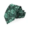 Corbata de hombre con patrón paisley, anudada a mano, estilo nuevo, poliéster, 8 cm, corbata personalizada de alta gama
