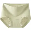 Ropa Interior de Algodón Puro para Mujer 10A Tipo de Entrepierna Antibacteriana a Jacquard Ajustado a la Cadera Estrella y Luna Cintura Alta Tallas Grandes Calzoncillos tipo Boxer Rojos para Mujer