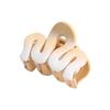 4cm Accesorios para el Cabello de Moda Europeos y Americanos de Amazon Color Degradado Pinza Pequeña para el Cabello Calada Pinza para el Cabello en Forma de 8 Pinza de Tiburón Frangipani