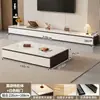 Rack de TV de madeira maciça espessa para uso doméstico, gabinete de chão integrado, armário de entretenimento para quarto, gabinete baixo de parede, armário de armazenamento longo, durável