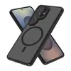 Adequado para Capa de Celular Magnética com Sensação de Pele Samsung S26Ultra, Capa Dura Fosca Anti-Queda Duas em Uma Samsung S27 S26Fe
