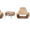 Sofá de Ratán del Sudeste Asiático para Exteriores, Silla de Ratán Creativa para Patio, Silla de Ocio Simple para Habitación Modelo de Hotel, Muebles para Villa