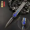 Producto Periférico para Videojuegos Delta Polaris Cuchillo de Resorte de Dos Vías 22cm Modelo de Arma Metálica Adorno de Arma de Aleación
