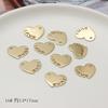 Accesorios de joyería para las orejas DIY, pendientes personalizados de moda barrocos abstractos redondos con forma de corona de amor, material para pendientes colgantes