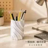 Portalápices creativo de impresión 3D transfronterizo, adorno de almacenamiento moderno minimalista para escritorio de oficina, decoración de papelería de lujo en blanco