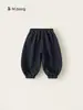 Pantalones de chándal para niña Youbao con bordado de parche floral, Pantalones jogger para bebé, Pantalones largos casuales para niño pequeño, Pantalones holgados para niños