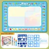 Lienzo de Agua Manta de Aprendizaje Mágica de Agua Tela de Escritura con Agua Pintura para Niños Manta de Pintura Mágica con Agua Transparente de Gran Tamaño Grafiti Repetido