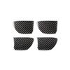 Adecuado para British Finidi Q50Q60 parche de manija de cuenco de puerta interior de fibra de carbono de cuatro piezas accesorios de modificación interior de coche