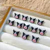Linda Mezcla Mini Gato KT Castor Dibujos Animados Joyería para Uñas Cara de Bebé Resina Estéreo Decoración de Uñas Pequeños Accesorios