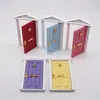 1:12 Casa de Muñecas Casa de Muñecas Mini Muebles DIY Micro Escena Modelo Puerta Rosa con Aguja