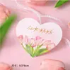 2025 Día de la Madre Tarjeta para Pastel de Clavel Horneado Decoración de Pastel Feliz Día de la Madre Mesa de Postres Tarjeta de Cumpleaños